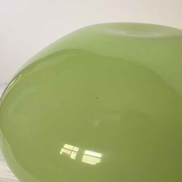 Light Green Glass Vase Home Decor Accent - Picture 5 of 8